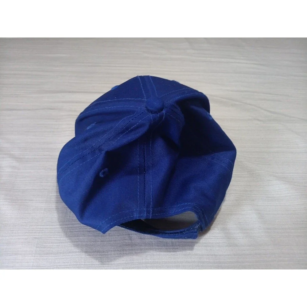 Timber Wolf Tobacco Advertising Blue Strapback Hat Cap